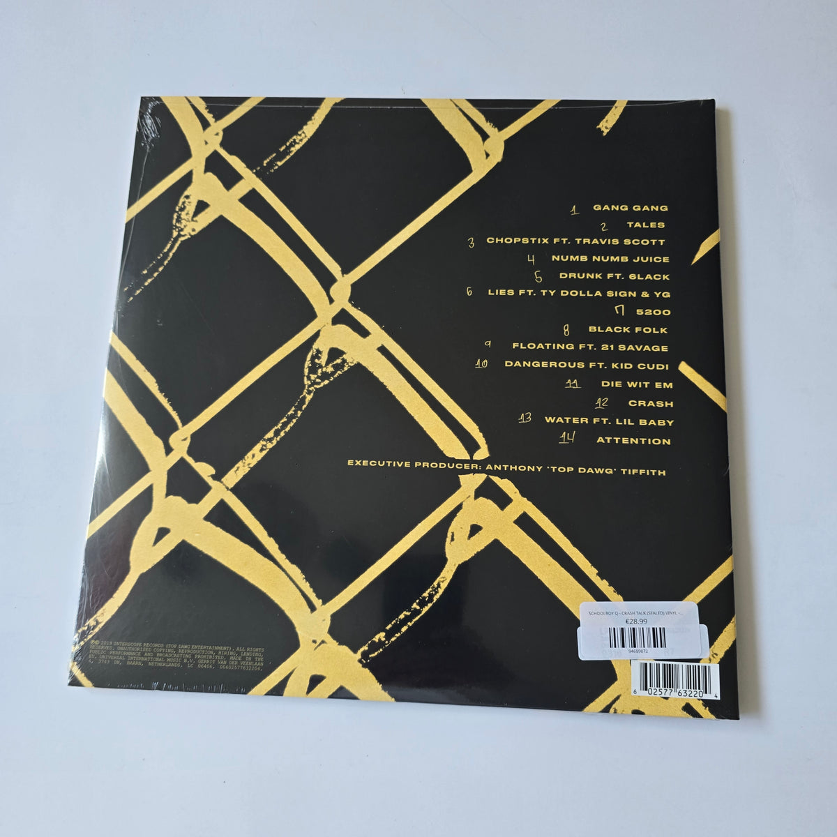 SCHOOLBOY Q - CRASH TALK (SEALED) VINYL -NEW!-