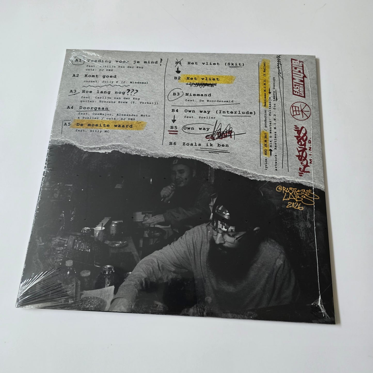 KUÒ X RESTLESS M.I.N.D - DE MOEITE WAARD (SEALED) LIMITED EDITION VINYL -NEW!-