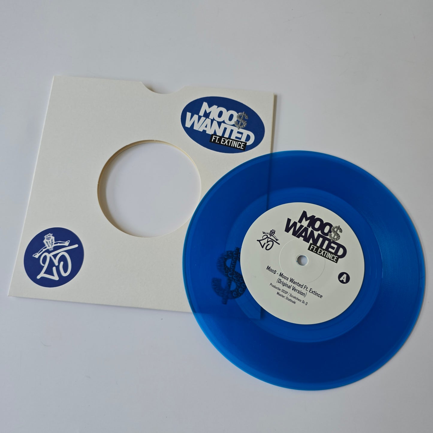 MOO$ - MOOS WANTED FT. EXTINCE LIMITED EDITION 7" VINYL -NEW!-