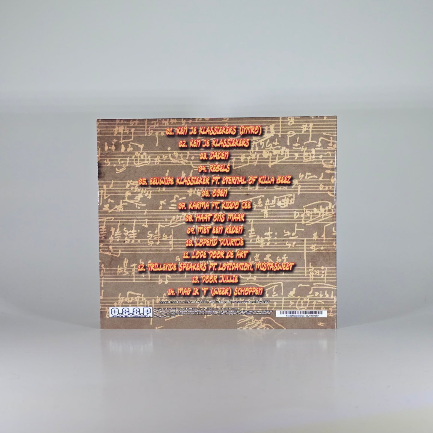 REBELLEN MET EEN REDEN (MC STEF, DAS DE RIJMMANIAK, MC INTREST & SKITZO) - KEN JE KLASSIEKERS CD -NIEUW!-