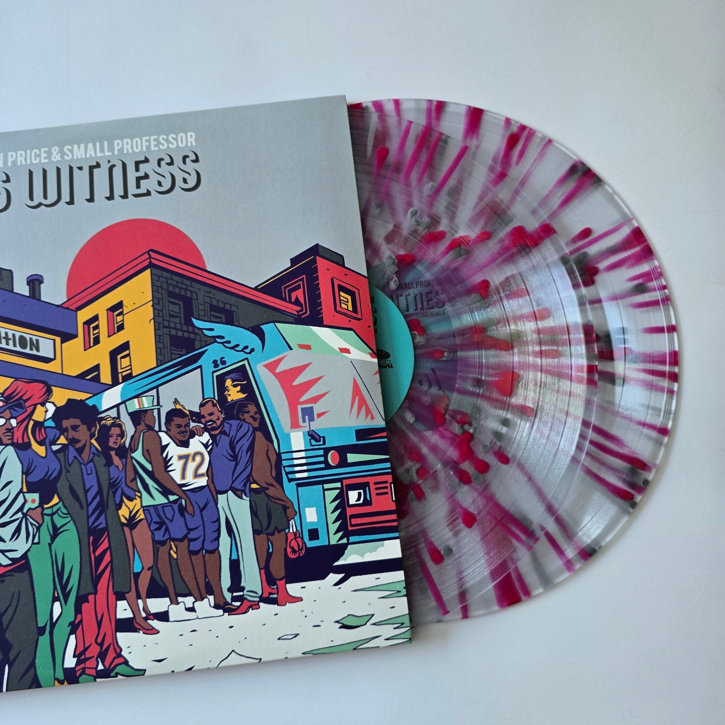 SEAN PRICE X SMALL PROFESSOR - 86 WITNESS (DELUXE EDITION) LIMITED EDITION SPLATTER VINYL -LIKE NEW!-