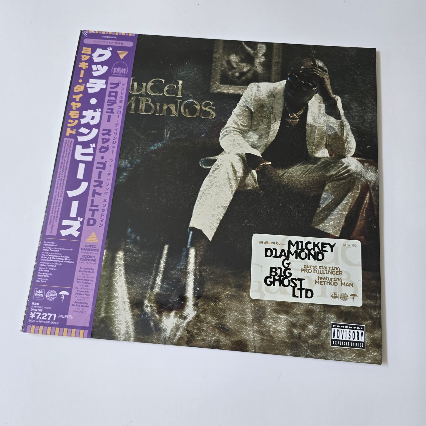 MICKEY DIAMOND X BIG GHOST LTD - GUCCI GAMBINOS LIMITED EDITION TAPE OBI VINYL -NEW!-
