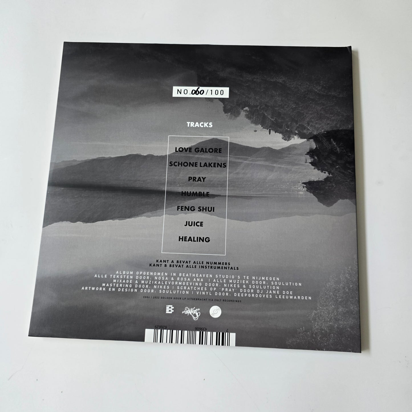 NOSA X ROSA ANA X SOULUTION - GOLDEN HOUR, LIMITED EDITION GOLD COLORED VINYL -PRE OWNED-