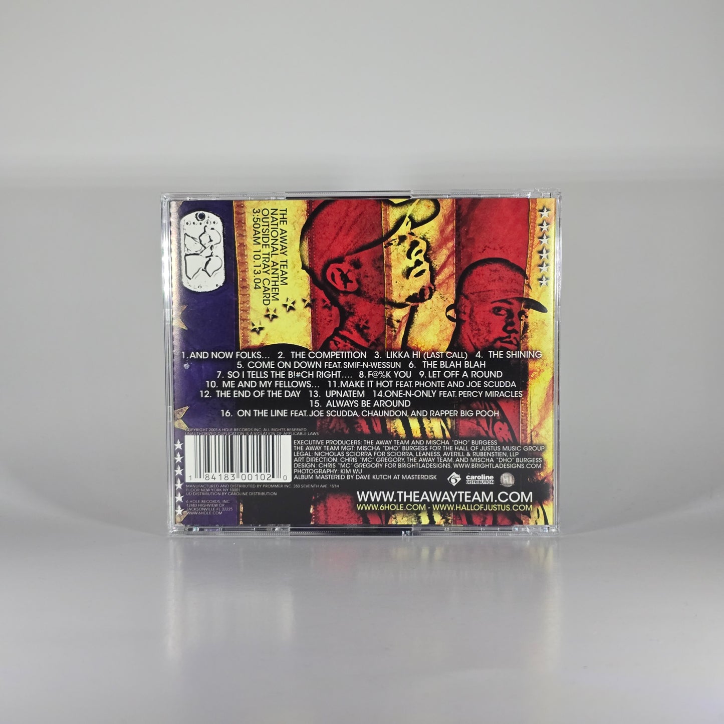 THE AWAY TEAM - NATIONAL ANTHEM CD