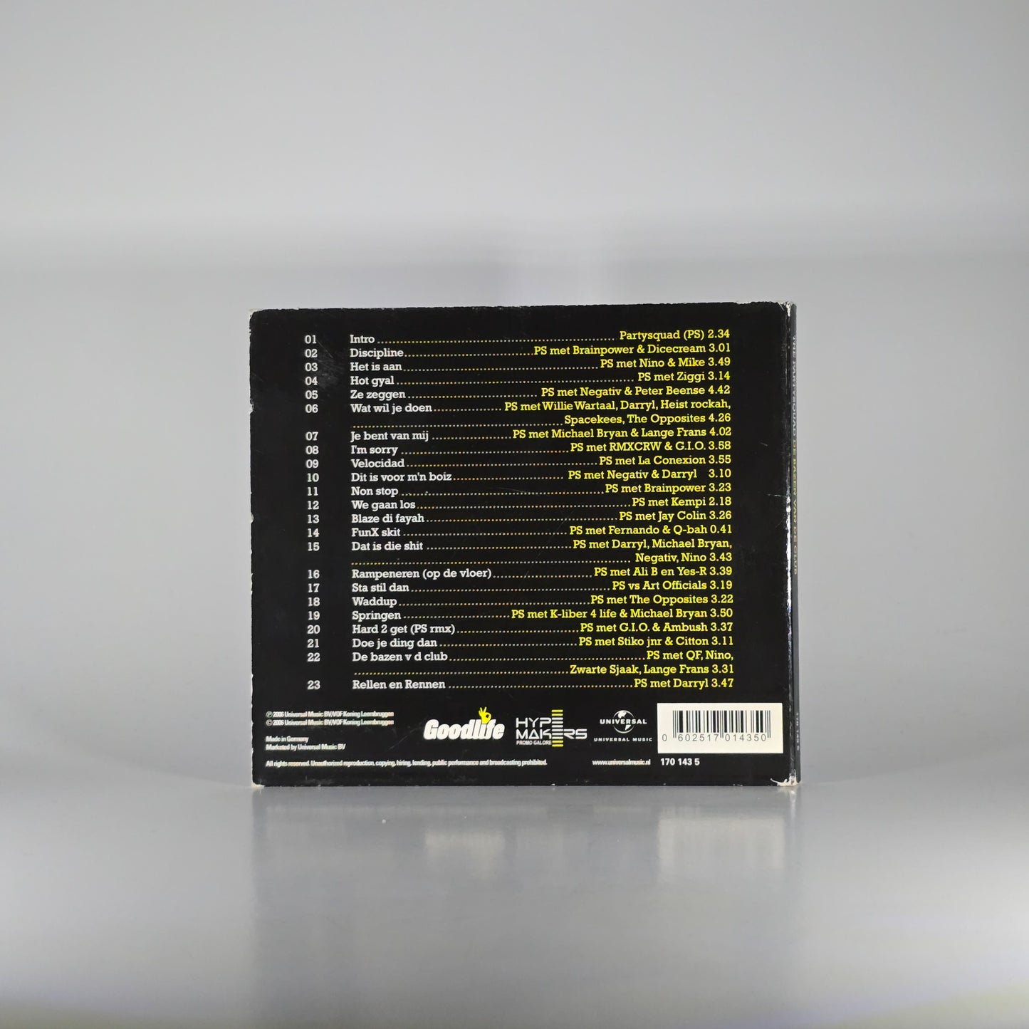 THE PARTYSQUAD - DE BAZEN VAN DE CLUB CD