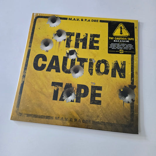 M.A.V. & P.A DRE - THE CAUTION TAPE (SEALED) LIMITED EDITION SPLATTER VINYL 2XLP -NEW!-