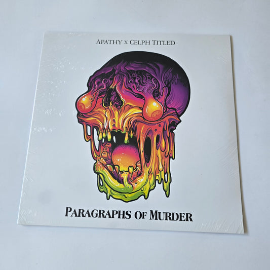 APATHY & CELPH TITLED - PARAGRAPHS OF MURDER (SEALED) LIMITED EDITION VINYL -NEW!-