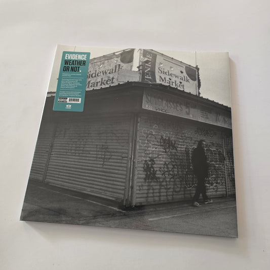 EVIDENCE - WEATHER OR NOT (SEALED) BLUE COLORED VINYL 2XLP -NEW!-