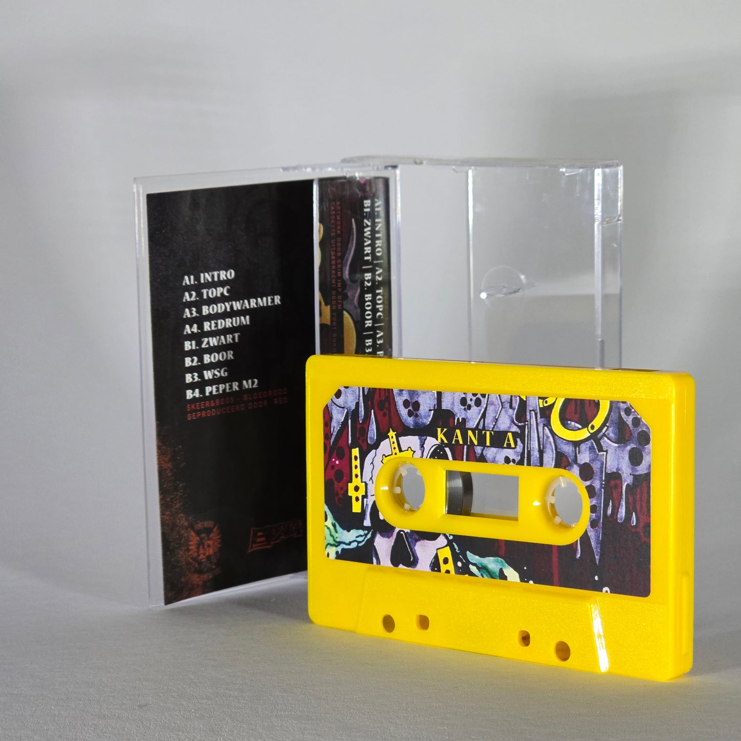 $KEER&amp;BOO$ X RED - BLOODRED LIMITED EDITION CASSETTE (YELLOW TAPE)