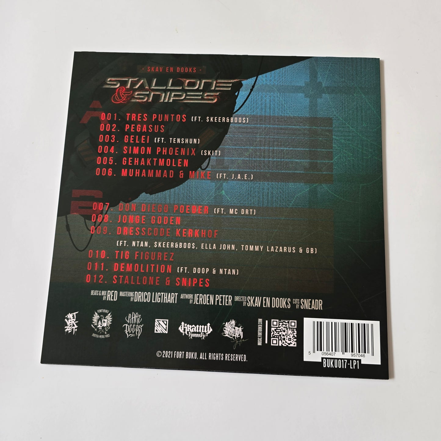 SKAV X DOOKIE X RED - STALONE & SNIPES RED COLORED VINYL -NEW!-