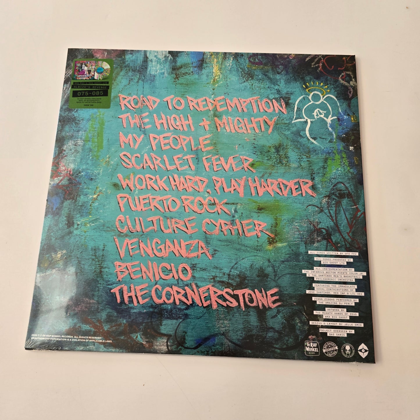 UFO FEV X BIG GHOST LTD - ALBIZU'S REVENGE (SEALED) LIMITED EDITION SPLATTER VINYL -NEW!-