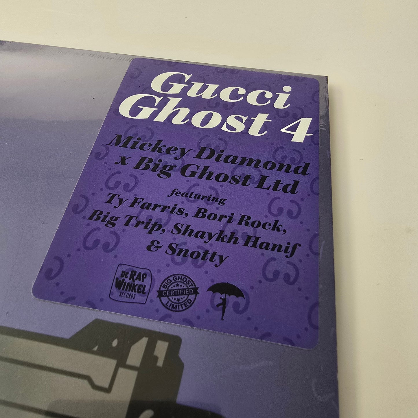 MICKEY DIAMOND X BIG GHOST LTD - GUCCI GHOST 4 (SEALED) LIMITED EDITION VINYL -NEW!-