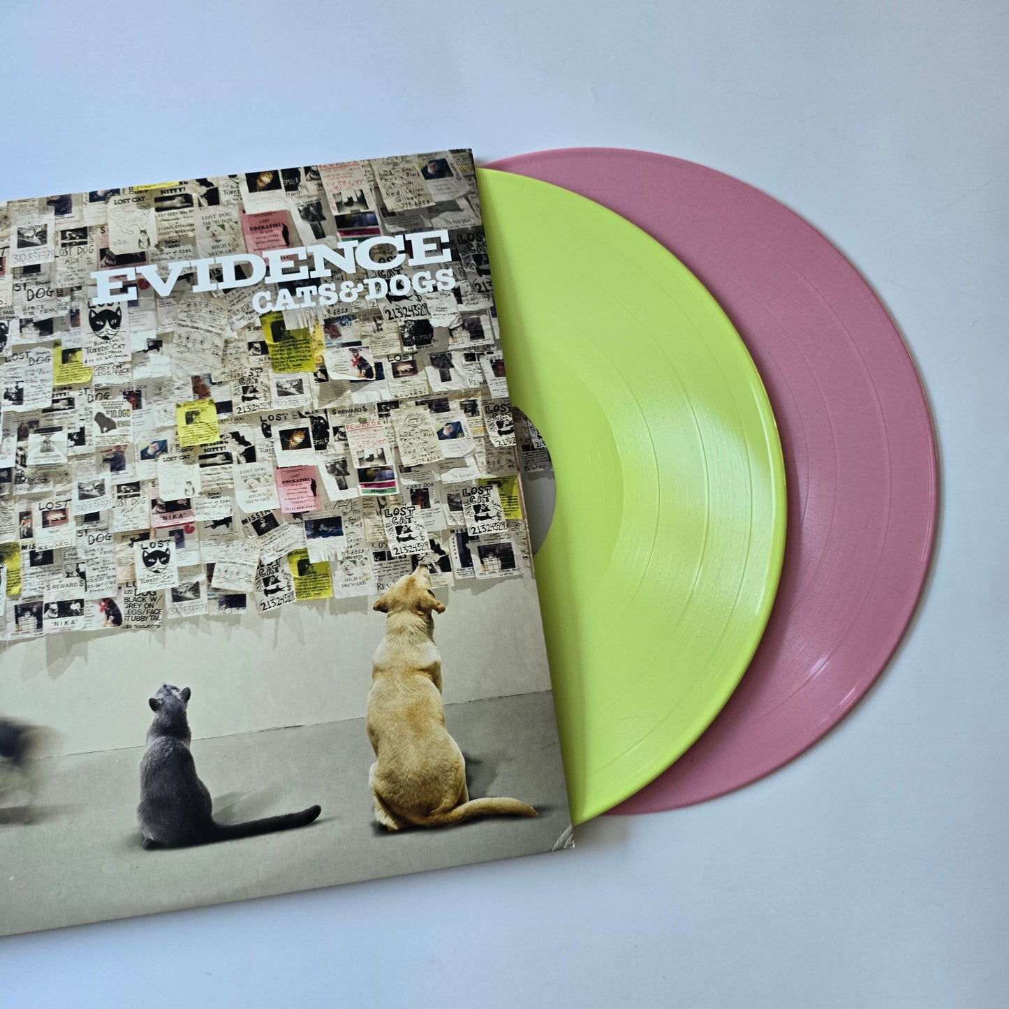 EVIDENCE - CATS & DOGS, COLORED VINYL 2XLP -LIKE NEW!-