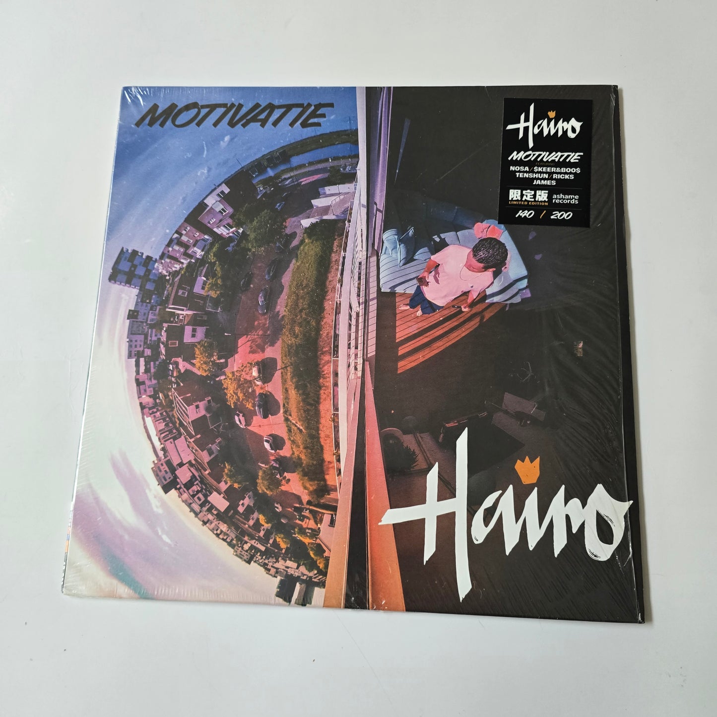 HAIRO - MOTIVATIE LIMITED EDITION PINK COLORED VINYL -LIKE NEW!-
