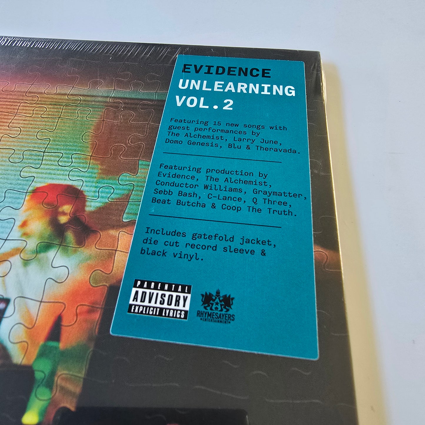 EVIDENCE - UNLEARNING VOL. 2 (SEALED) VINYL -NEW!-