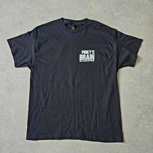 MIGA X DUTCH HEAVYWEIGHT - PINKY AND THE BRAIN T-SHIRT NIEUW -NEW!-