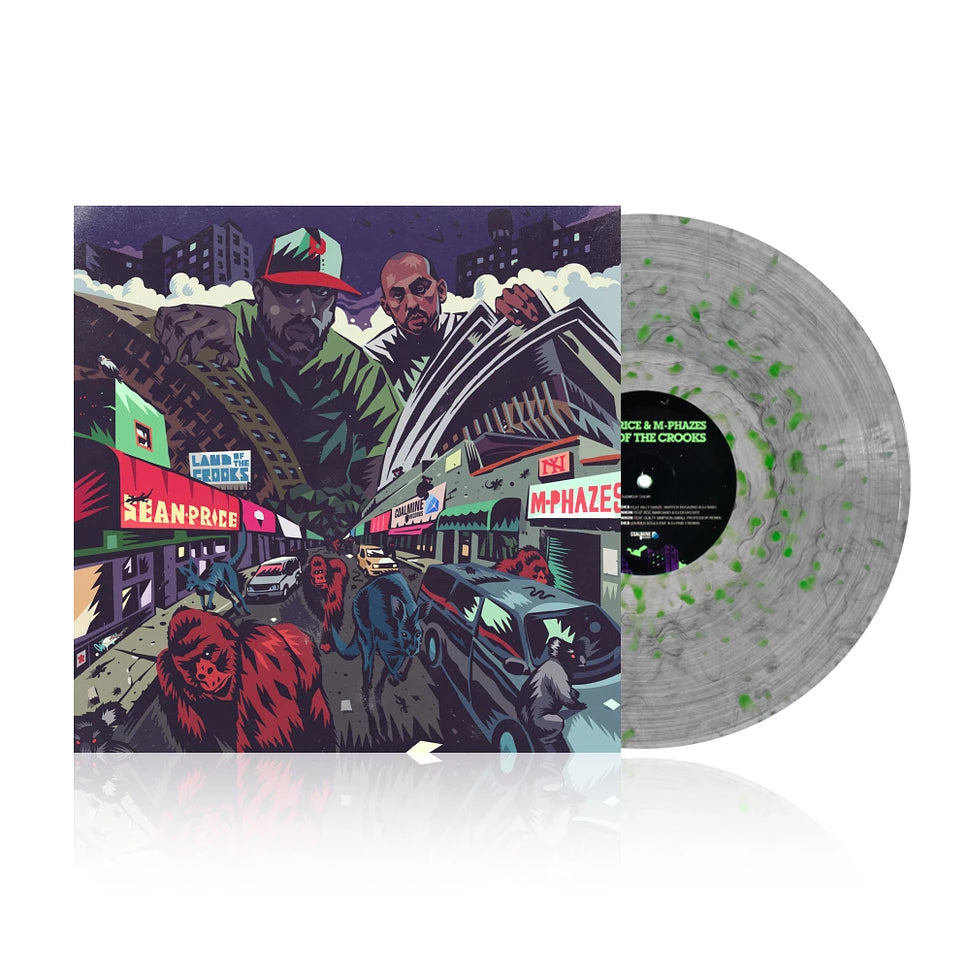 SEAN PRICE & M-PHAZES - LAND OF THE CROOKS (SEALED) COLORED VINYL -NEW!-