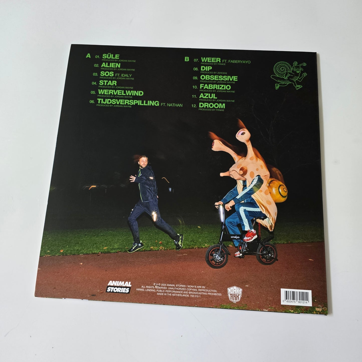 KEVIN - ANIMALISTISCH, LIMITED EDITION GREEN TRANSLUCENT VINYL -PRE OWNED!-