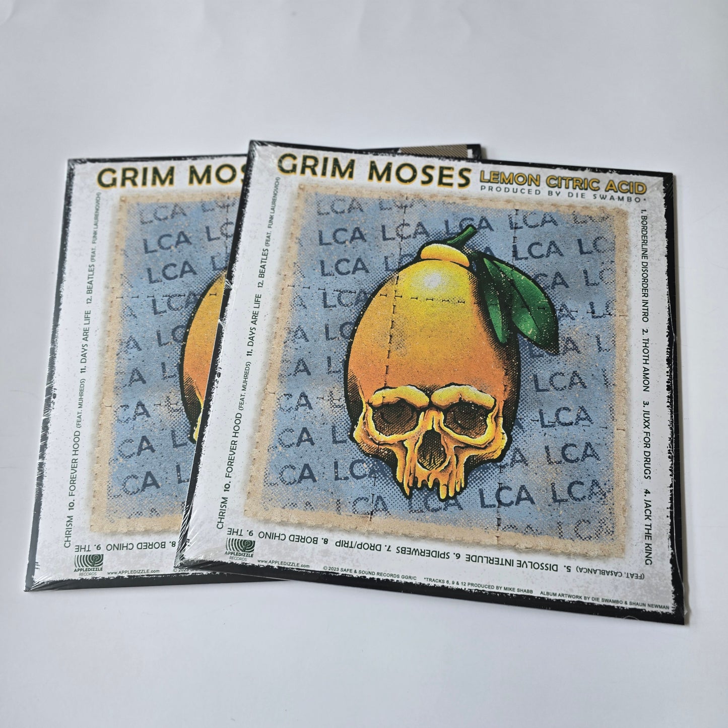 GRIM MOSES & DIE SWAMBO - LEMON CITRIC ACID (SEALED) YELLOW VINYL -NEW!-