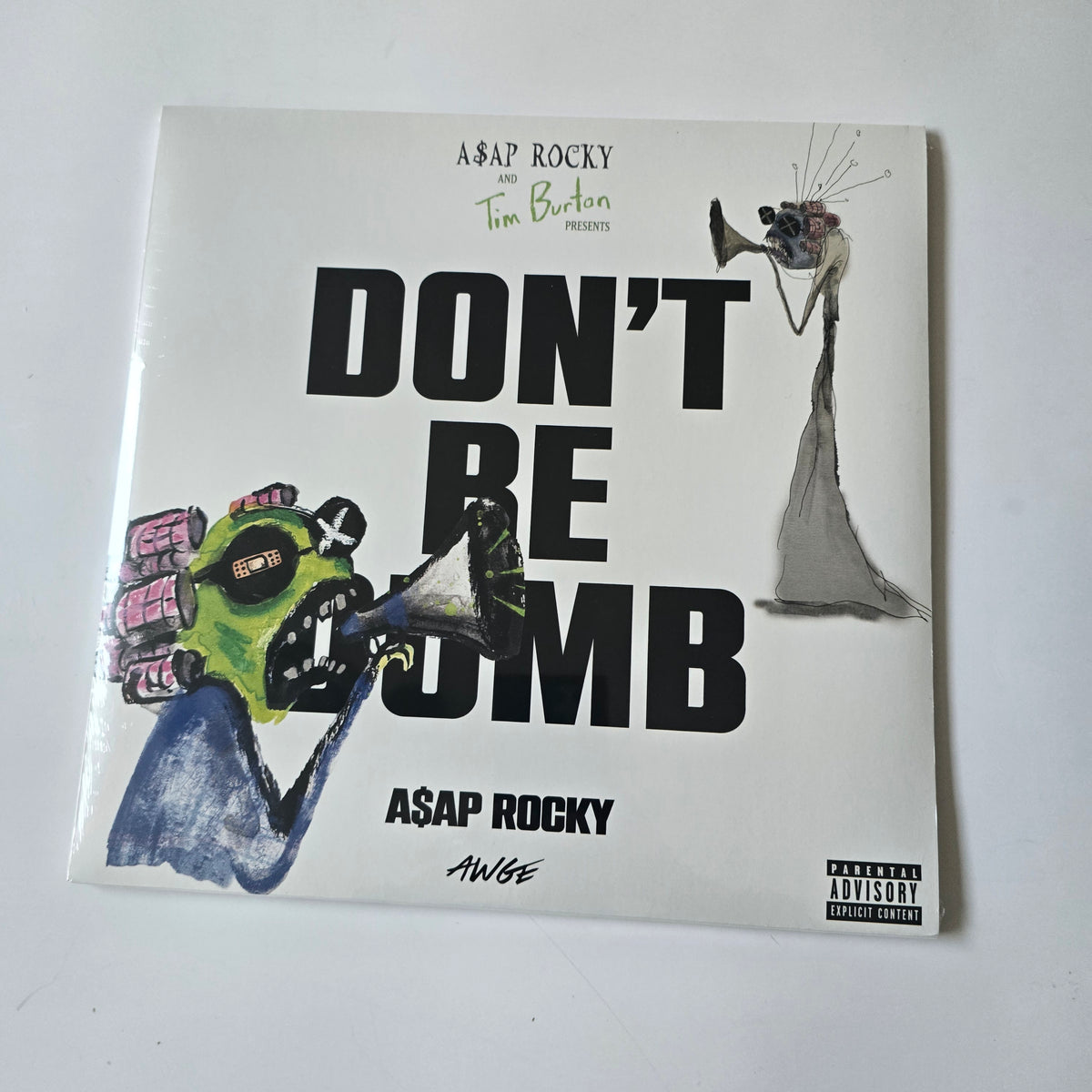 A$AP ROCKY - DON'T BE DUMB (SEALED) BLACK/WHITE COLRED VINYL -NEW!-