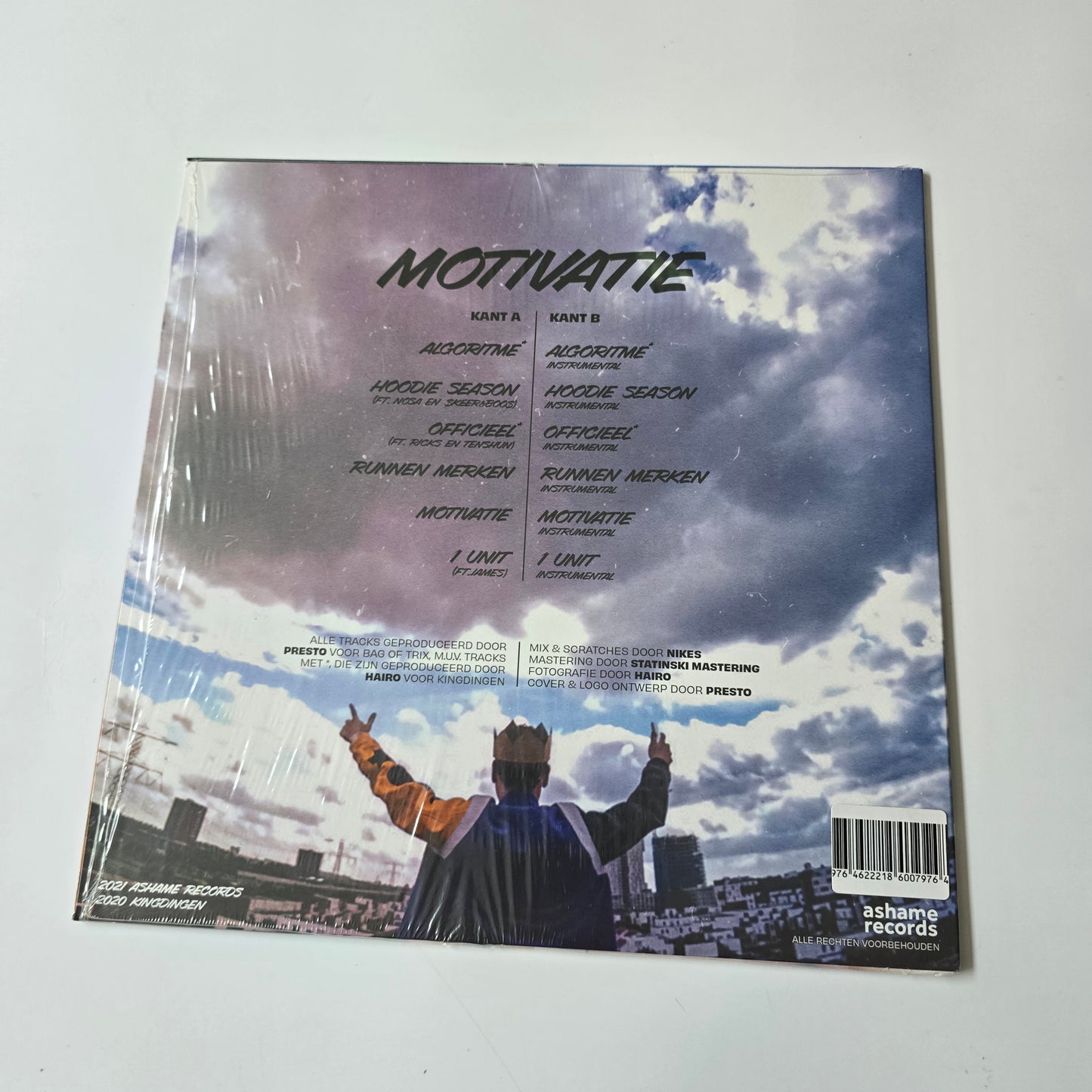 HAIRO - MOTIVATIE LIMITED EDITION PINK COLORED VINYL -LIKE NEW!-