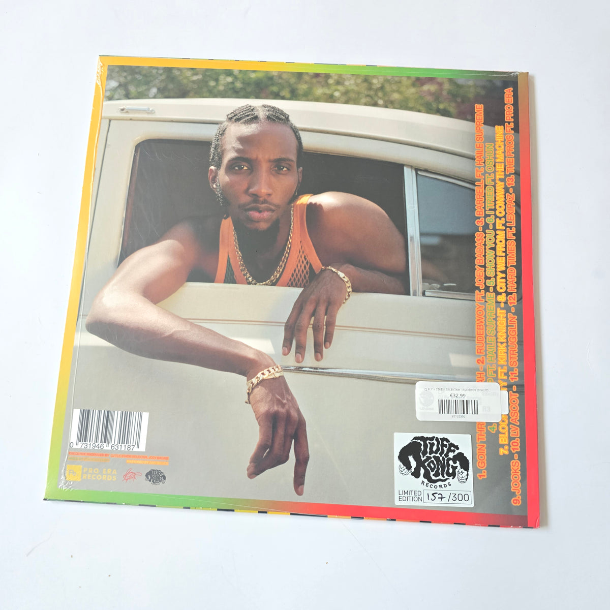 CJ FLY X STATIK SELEKTAH - RUDEBOY (SEALED) YELLOW COLORED VINYL -NEW!-