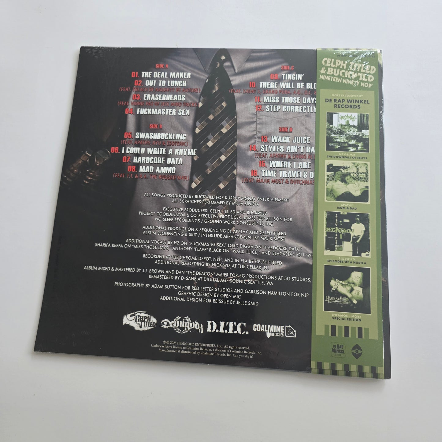 CELPH TITLED & BUCKWILD - NINETEEN NINETY NOW (SEALED) SPLATTERED VINYL 2XLP -NEW!-