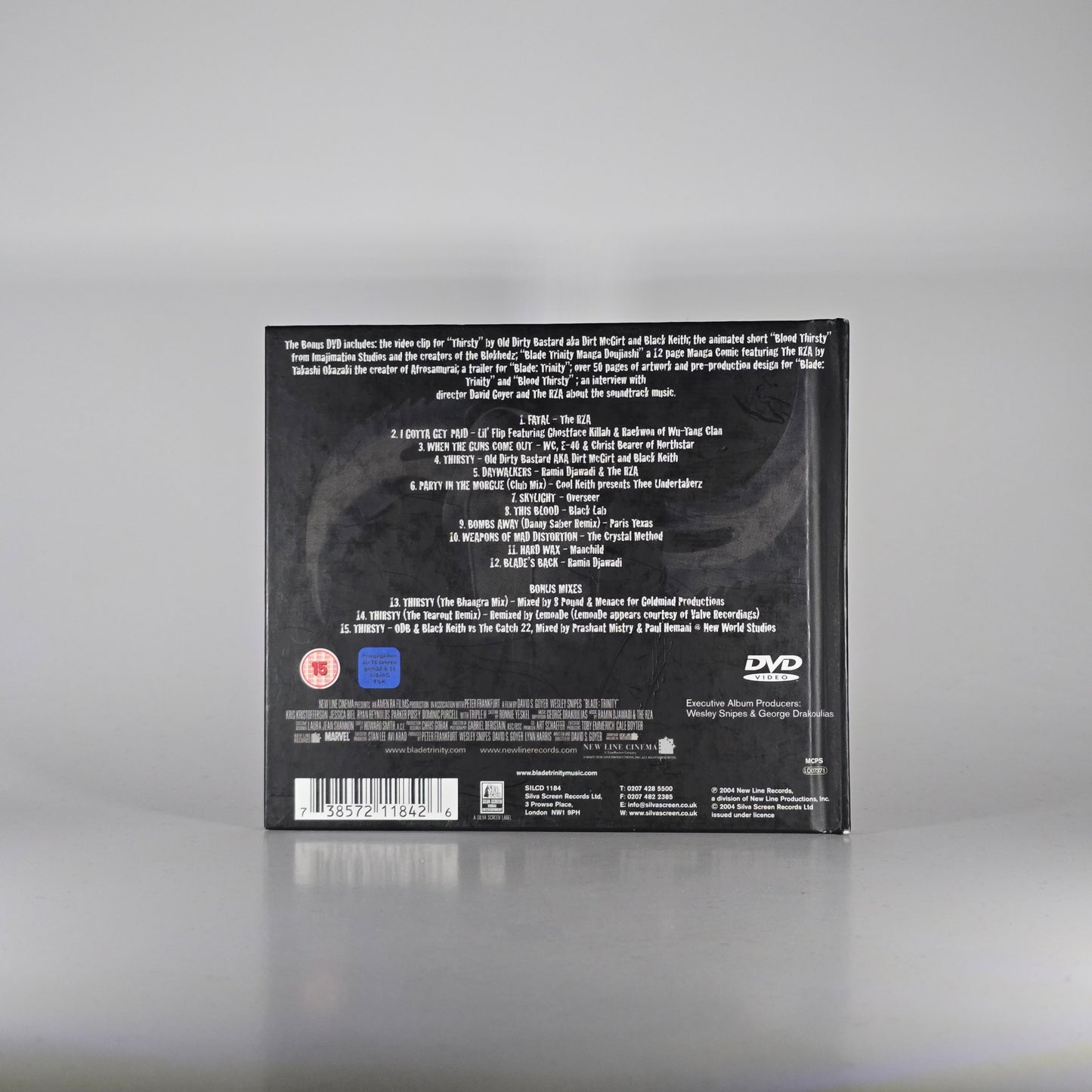 VARIOUS - BLADE: TRINITY (ORIGINAL MOTION PICTURE SOUNDTRACK) DELUXE LIMITED EDITION CD + DVD