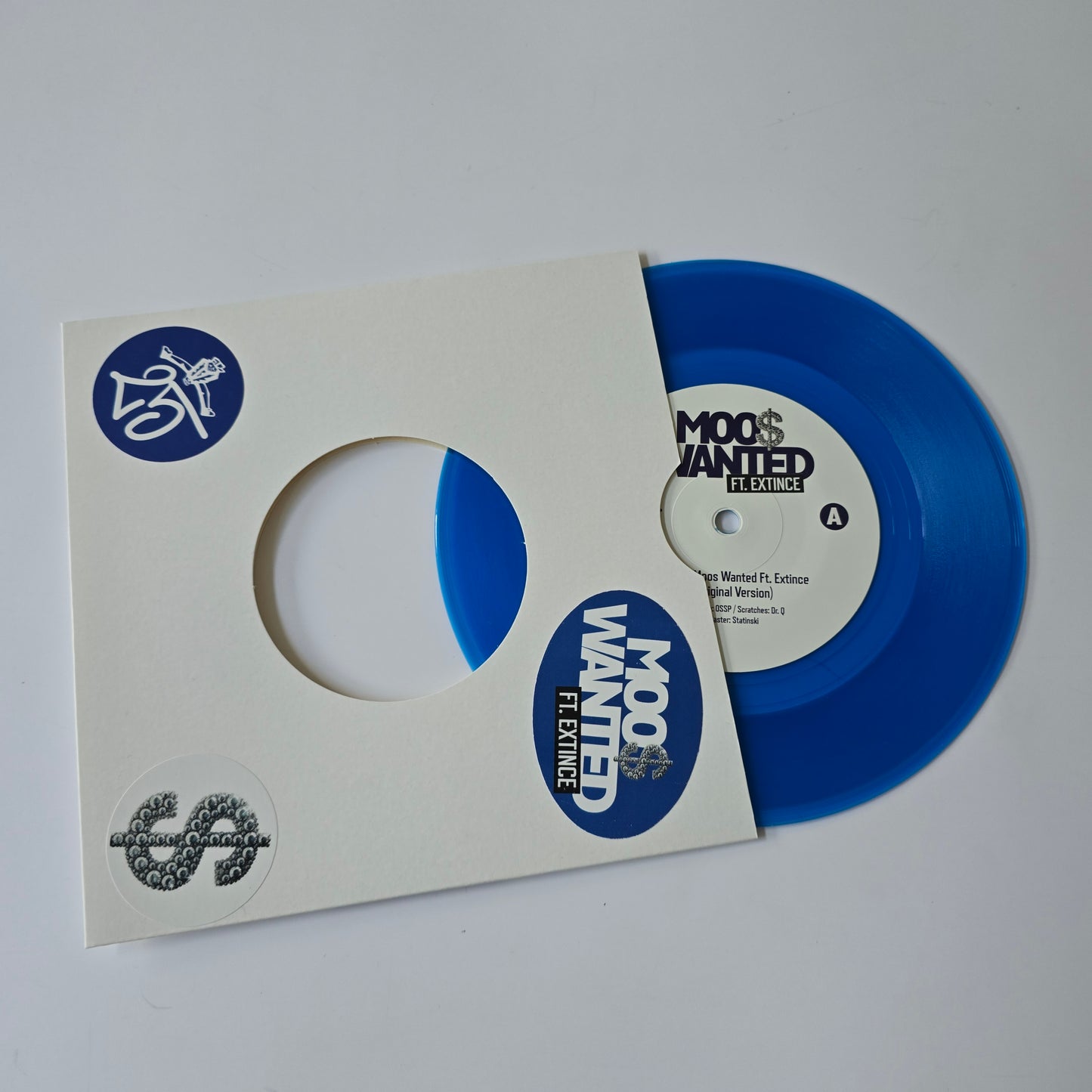 MOO$ - MOOS WANTED FT. EXTINCE LIMITED EDITION 7" VINYL -NEW!-