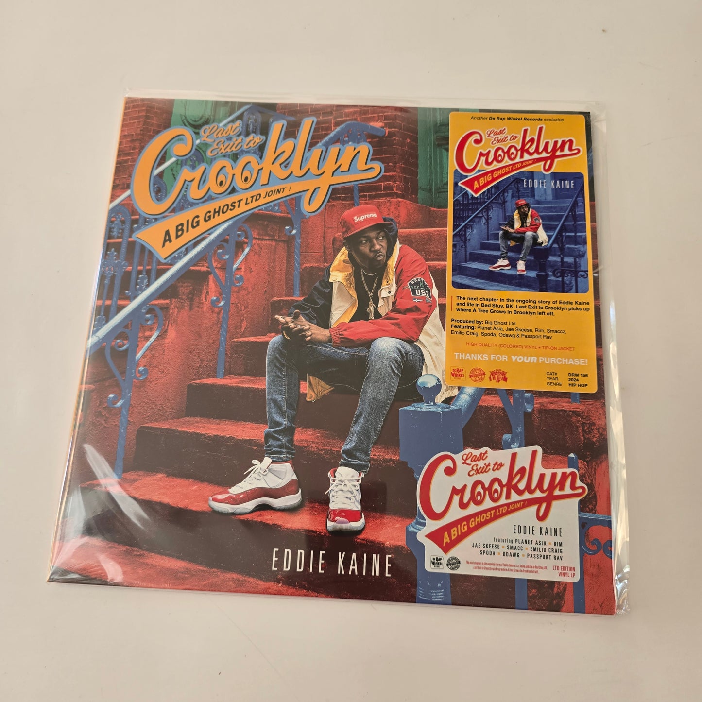 EDDIE KAINE - LAST EXIT TO CROOKLYN (SEALED) LIMITED EDITION GREEN COLORED VINYL -NEW!-