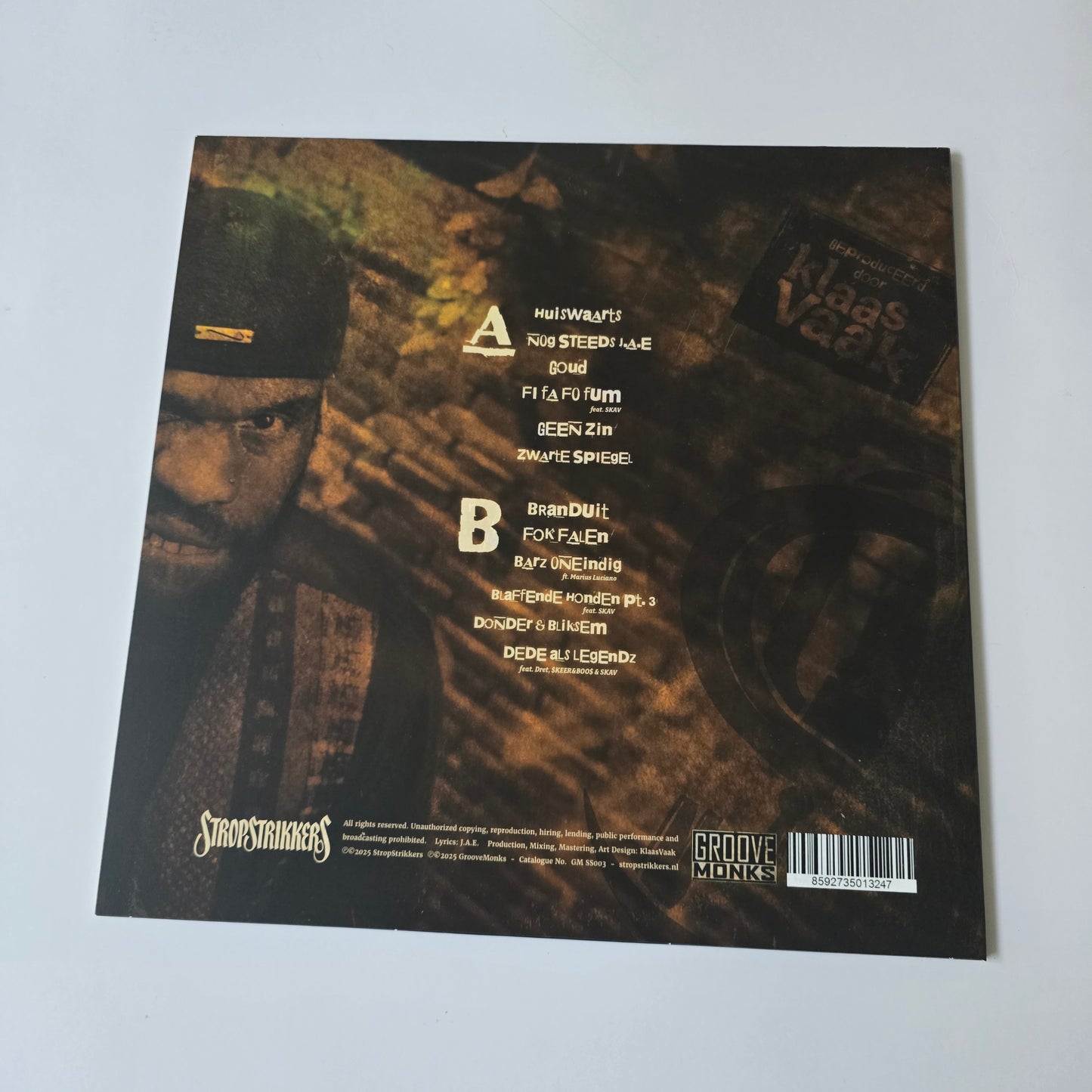 J.A.E. X KLAASVAAK - HET GOUDEN EI LIMITED EDITION GOLD COLORED VINYL -NEW!-