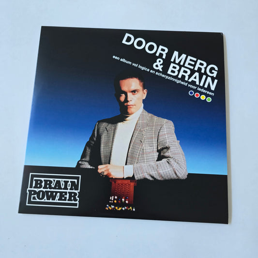 BRAINPOWER - DOOR MERG & BRAIN ORANGE COLORED VINYL 2XLP -PRE OWNED-