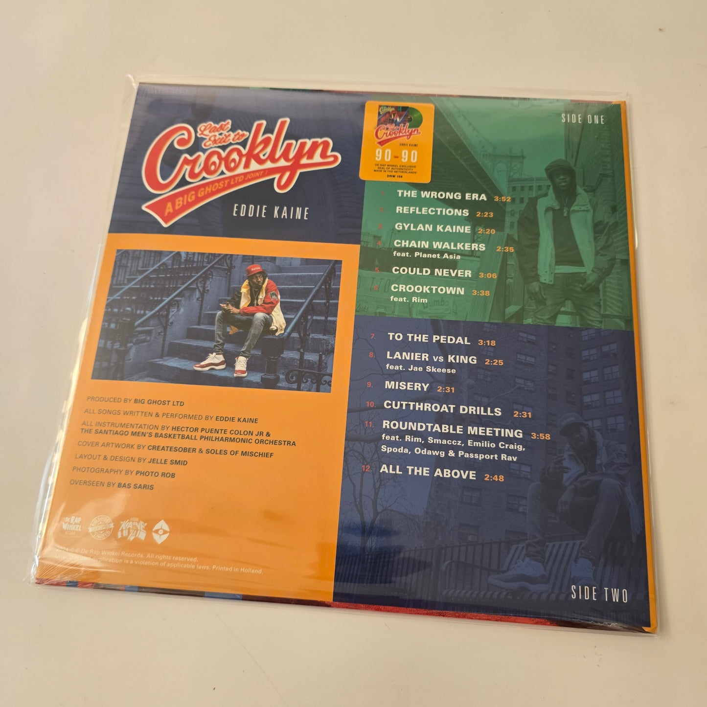 EDDIE KAINE - LAST EXIT TO CROOKLYN (SEALED) LIMITED EDITION GREEN COLORED VINYL -NEW!-