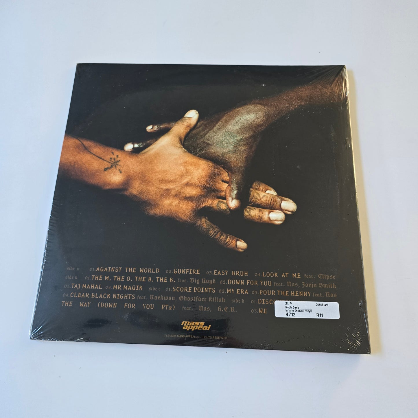 MOBB DEEP - INFINITE (SEALED) NATURAL COLORED VINYL 2XLP -NEW!-