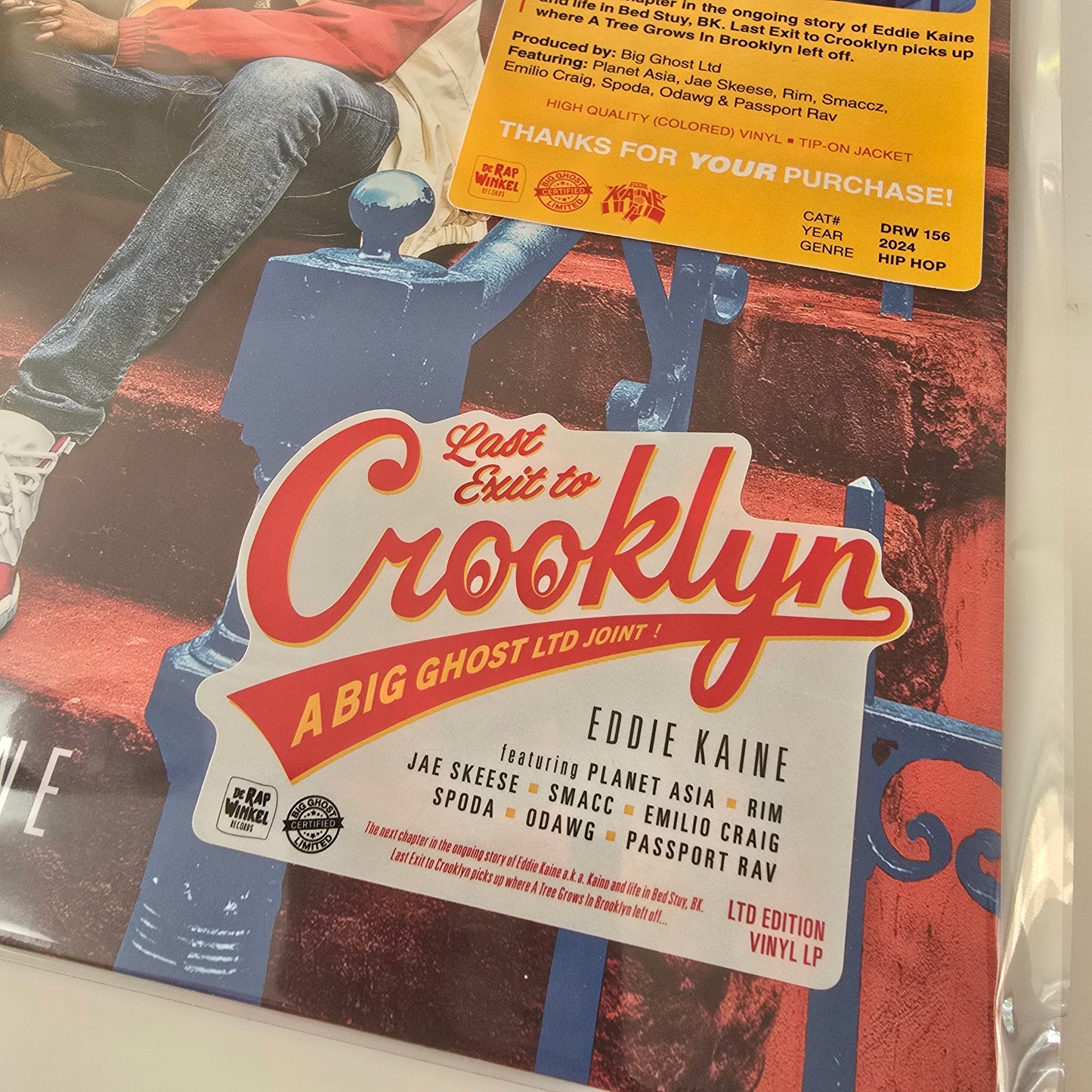 EDDIE KAINE - LAST EXIT TO CROOKLYN (SEALED) LIMITED EDITION GREEN COLORED VINYL -NEW!-