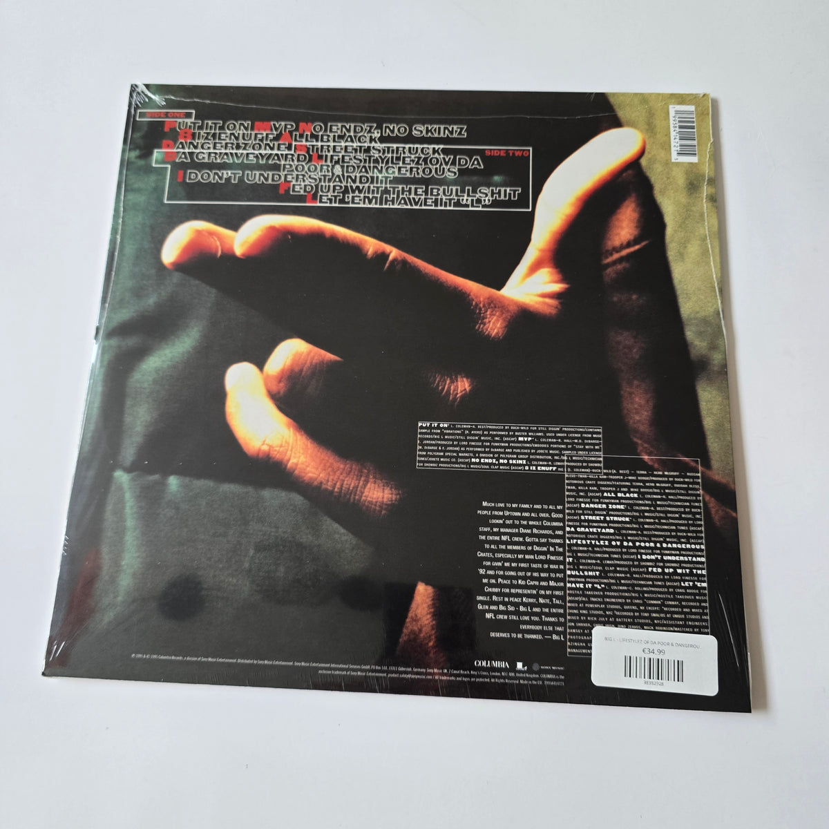 BIG L - LIFESTYLEZ OF DA POOR & DANGEROUS (SEALED) VINYL -NEW!-