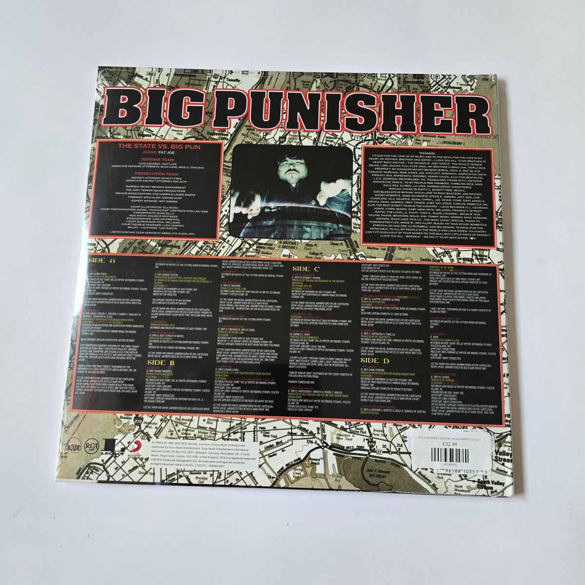 BIG PUNISHER - CAPITAL PUNISHMENT (SEALED) 2LP VINYL -NEW!-
