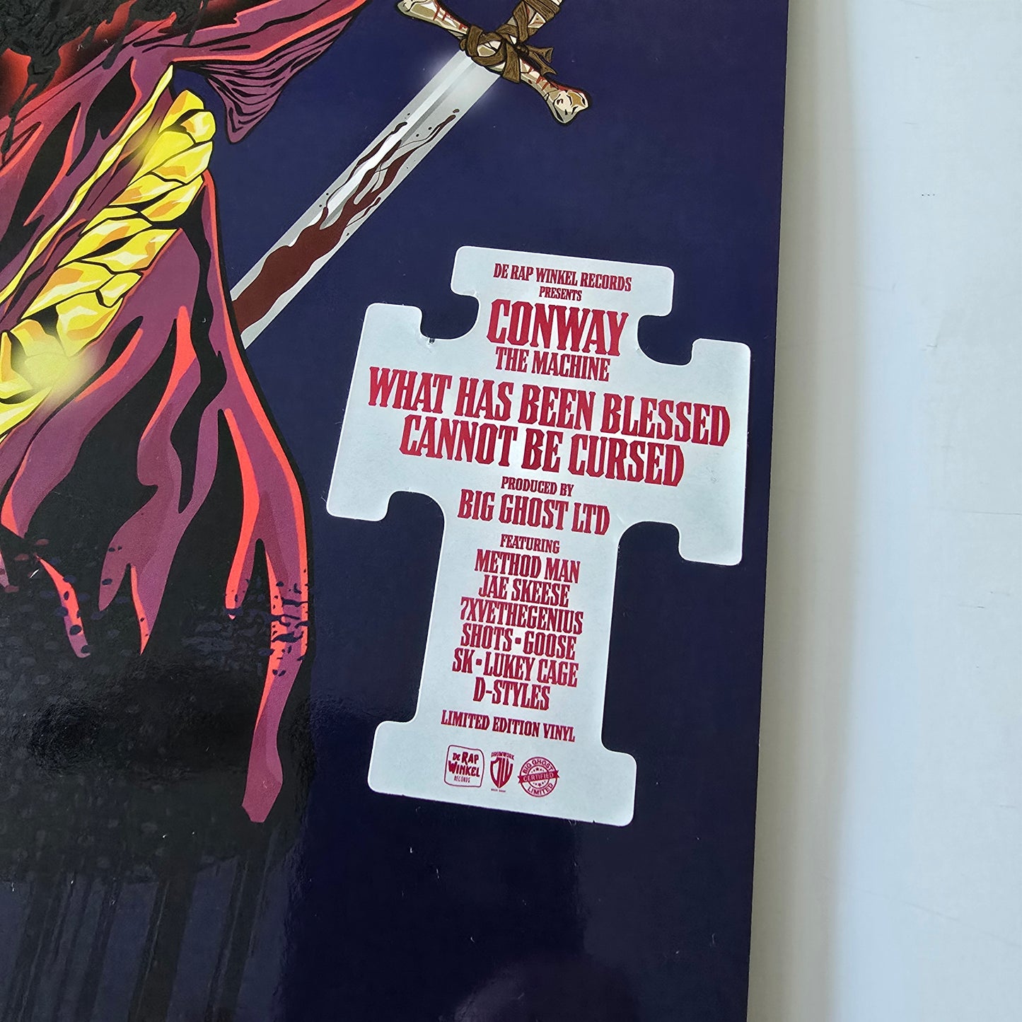 CONWAY THE MACHINE X BIG GHOST LTD - WHAT HAS BEEN BLESSED CANNOT BE CURSED, LIMITED EDITION SUNDAY SERMON SMOKE VINYL -LIKE NEW!-