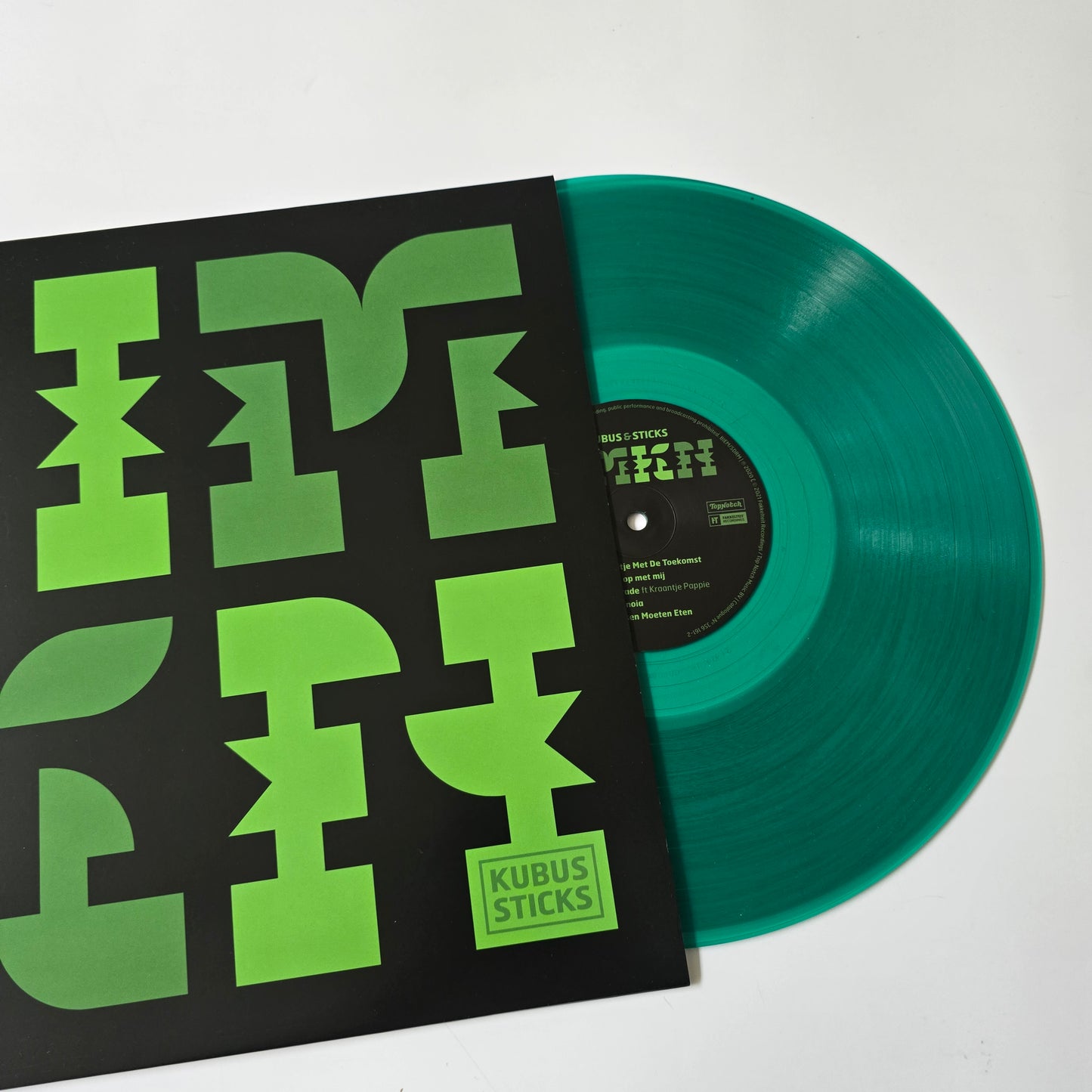 KUBUS & STICKS - HET MOOISTE KOMT NU GREEN COLORED VINYL -LIKE NEW!-