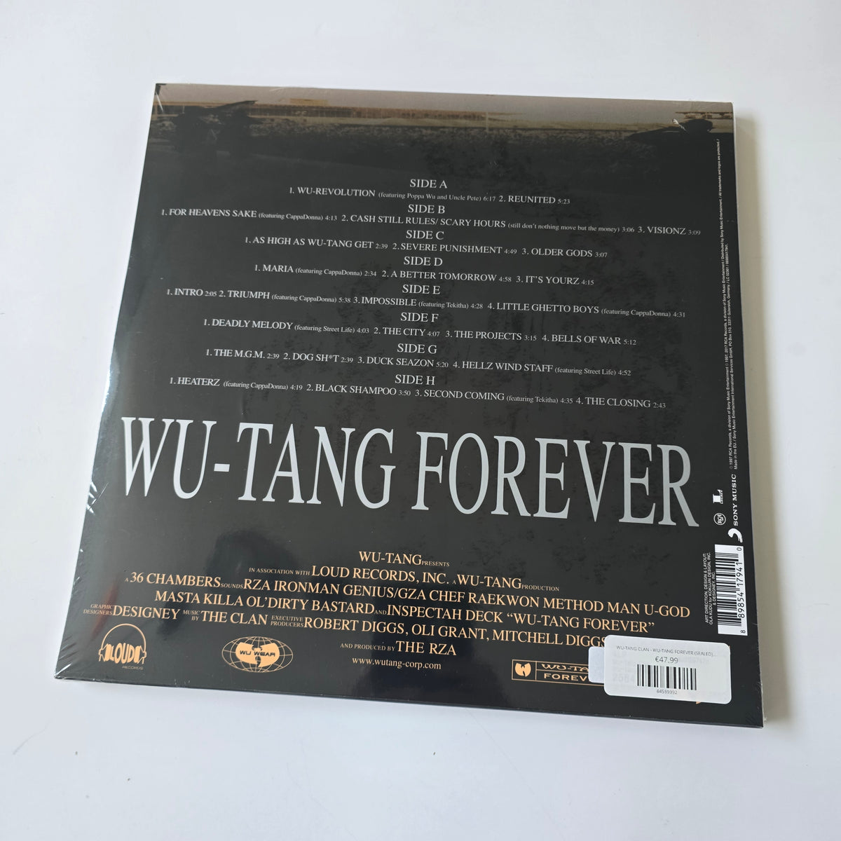 WU-TANG CLAN - WU-TANG FOREVER (SEALED) 4XLP VINYL -NEW!-