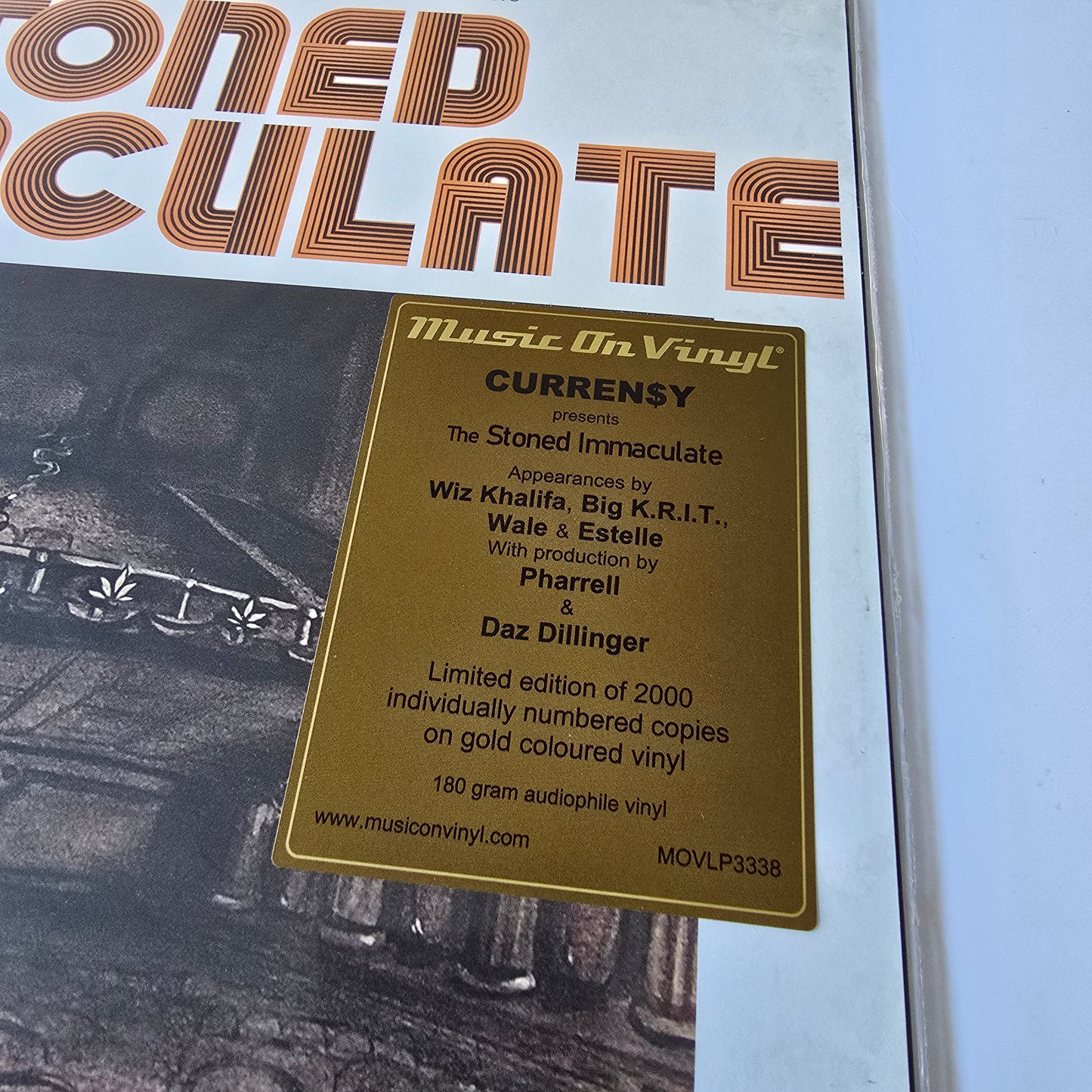 CURREN$Y - THE STONED IMMACULATE (SEALED) LIMITED EDITION COLORED VINYL -NEW!-