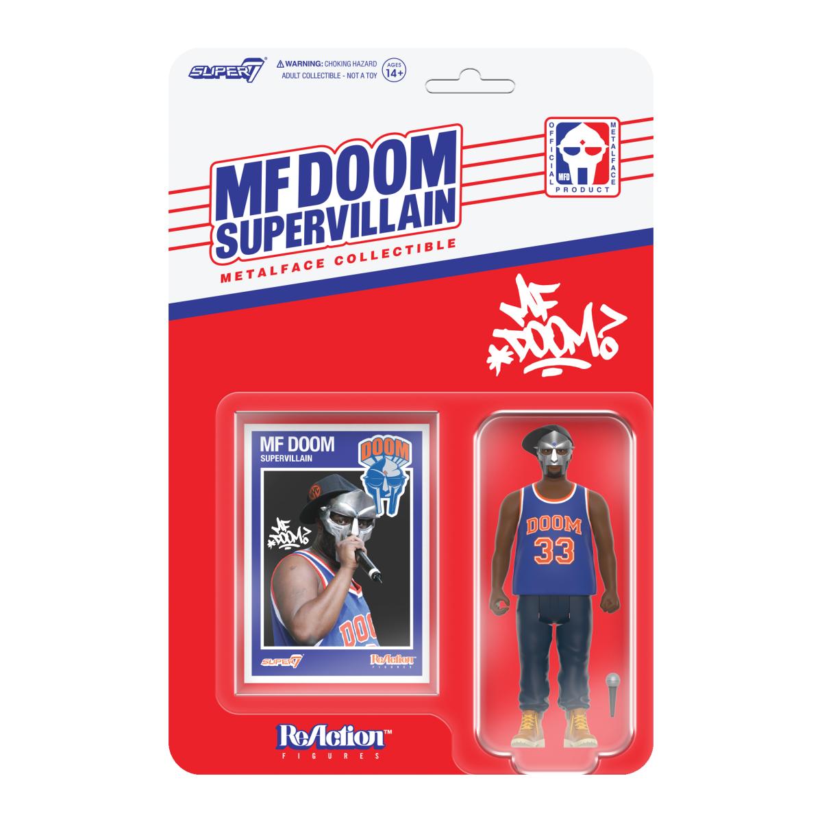 MF DOOM SUPER7 NYC ACTION FIGURE -NEW!-