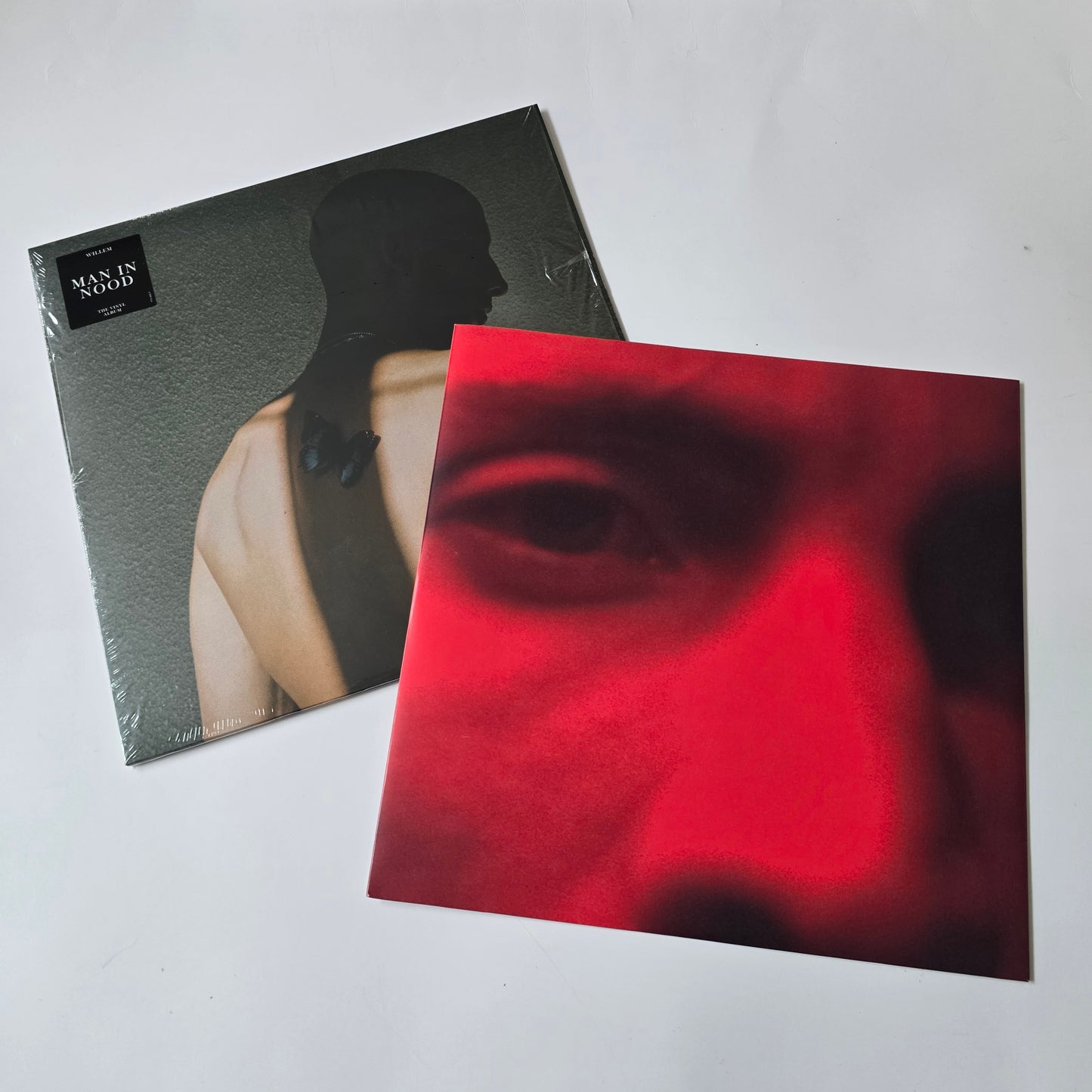 WILLEM - MAN IN NOOD ROOD GEKLEURD VINYL + 7" VINYL -LIKE NEW!-