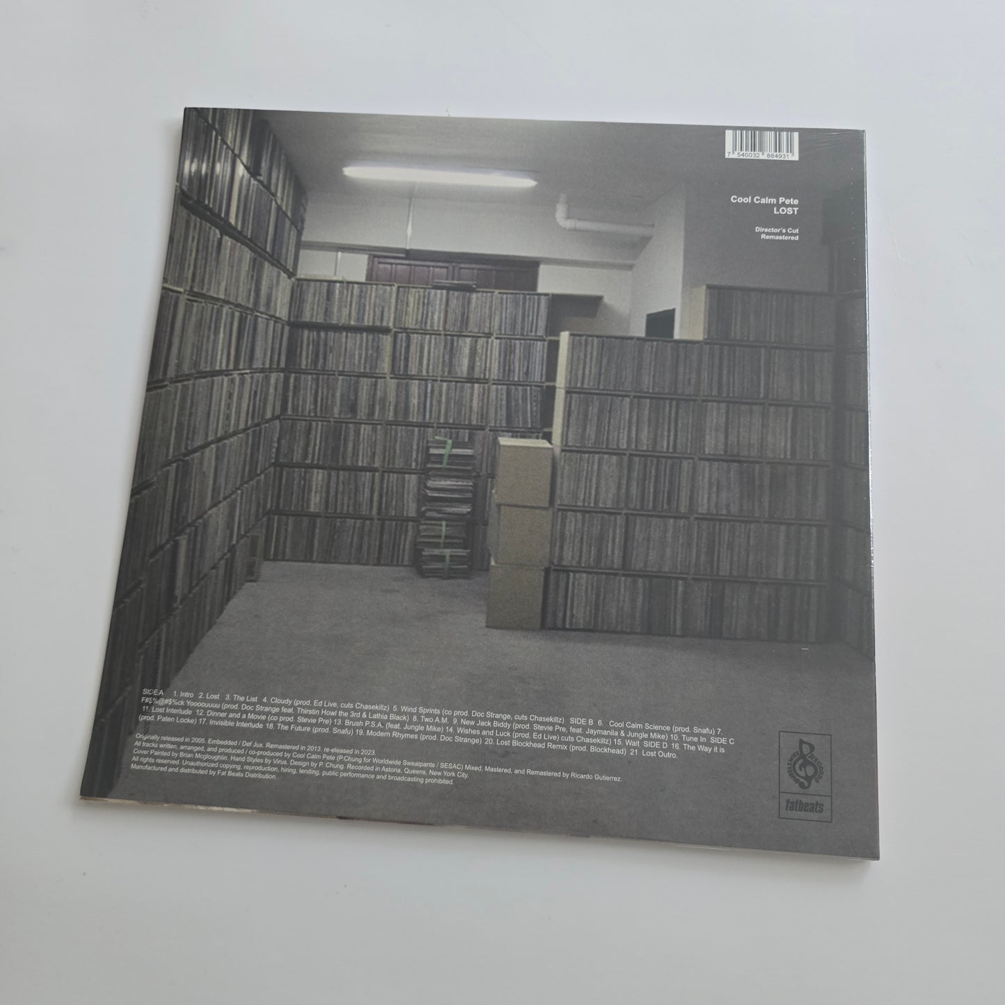 COOL CALM PETE - LOST, DIRECTORS'S CUT (SEALED) LIMITED EDITION VINYL 2XLP -NEW!-