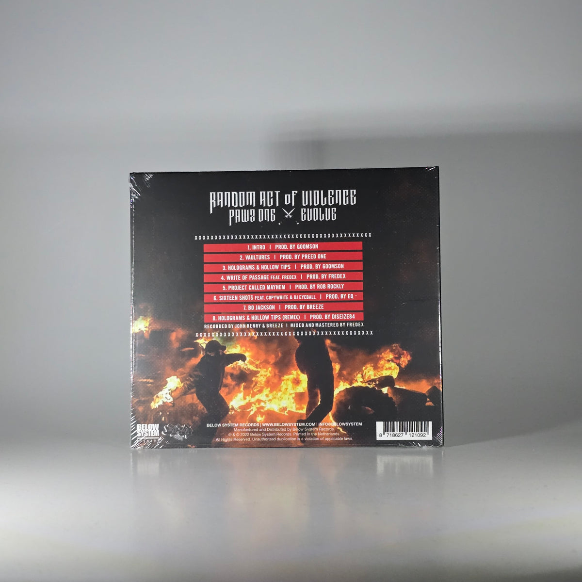 PAWZ ONE X EVOLVE - RANDOM ACT OF VIOLENCE (SEALED) CD -NEW!-