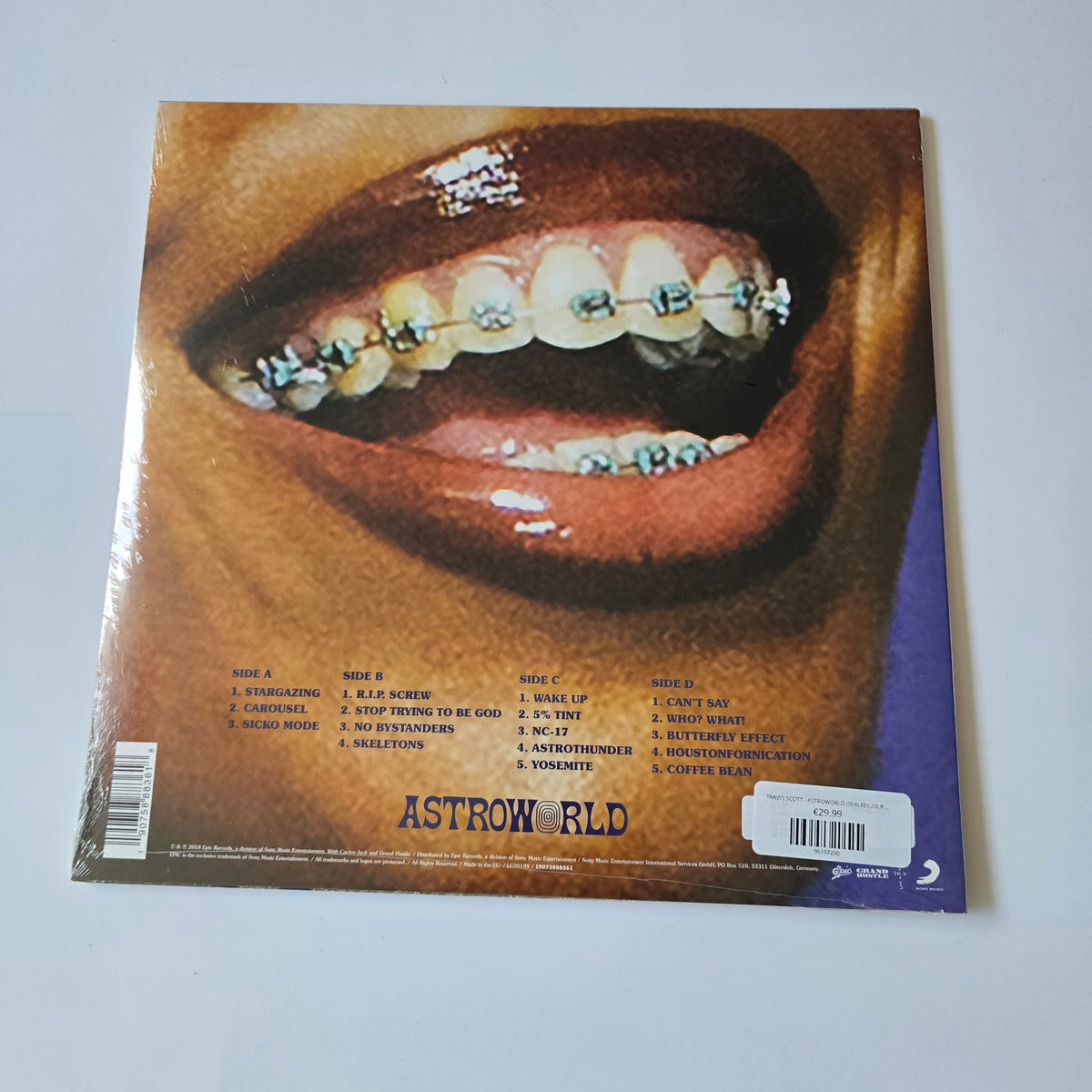 TRAVIS SCOTT - ASTROWORLD (SEALED) 2XLP VINYL -NEW!-