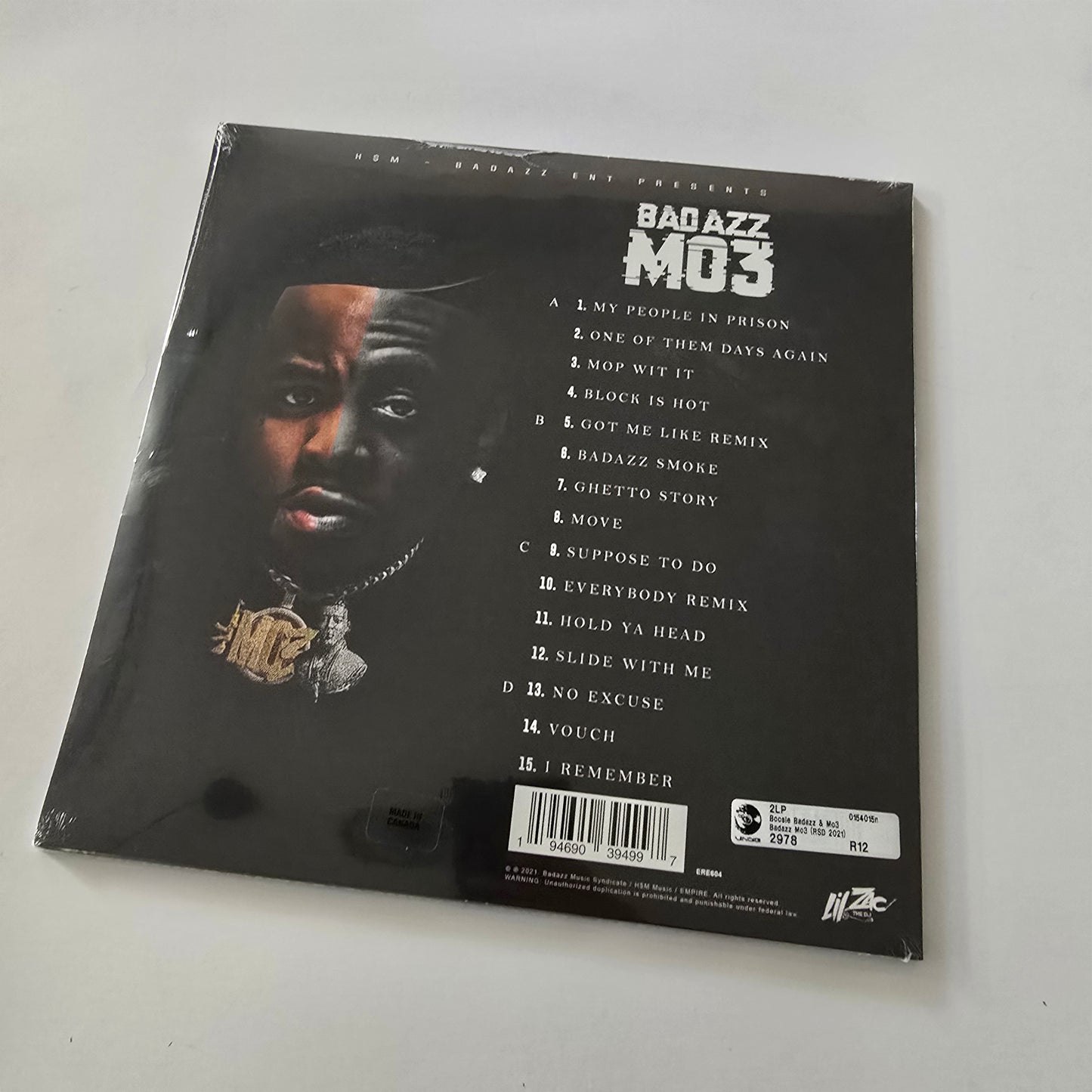 BOOSIE BADAZZ X MO3 - BADAZZ MO3 RSD21 (SEALED) GOLD NUGGET VINYL -NEW!-