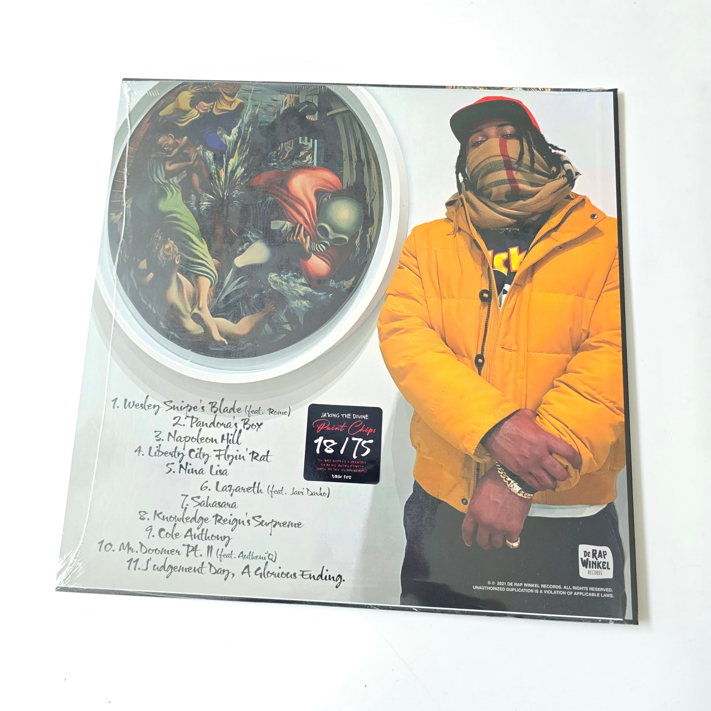 JA'KING DA DIVINE - PAINT CHIPS (SEALED) LIMITED EDITION SPLATTER VINYL -NEW!-