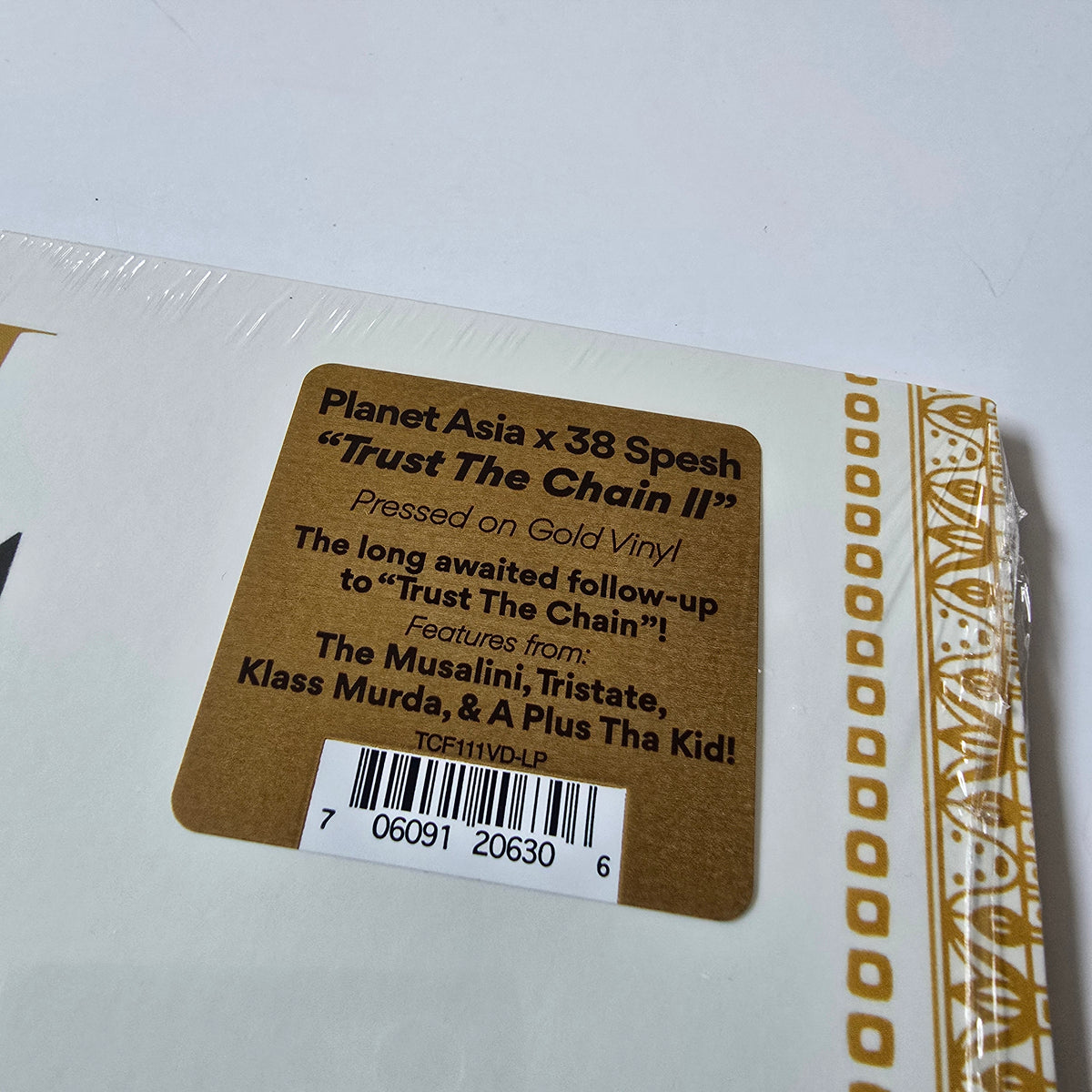 PLANET ASIA X 38 SPESH - TRUST THE CHAIN 2 (SEALED) LIMITED EDITION COLORED VINYL -NEW!-