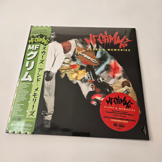 MF GRIMM - SCARS & MEMORIES (SEALED) LIMITED EDITION SPLATTERED VINYL 2XLP -NEW!-